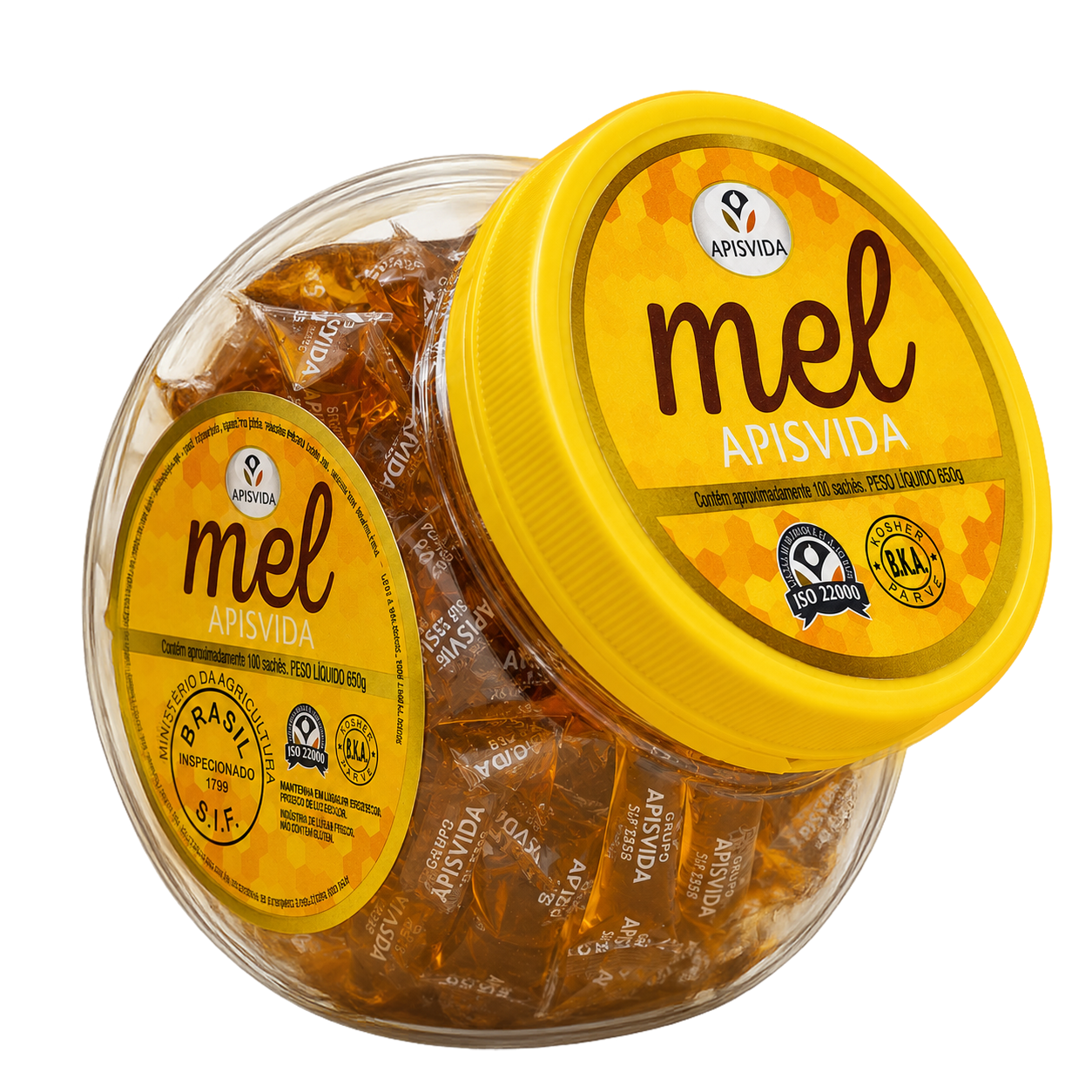 Mel Puro Pote 180 Sach&ecirc;s Apis Vida